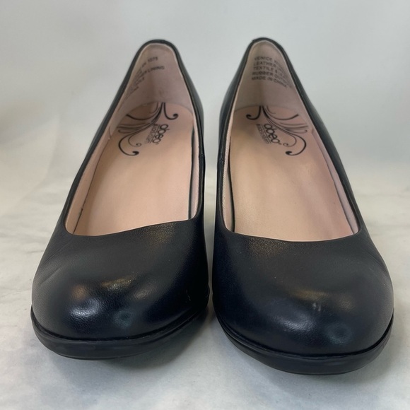 Abeo B.I.O. System Venice size 6N Black Leather heel dress shoes - Picture 2 of 12